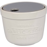 Mason Cash 2-in-1 Knoblauchbehälter und Reibe, aus Steingut, mit Deckel