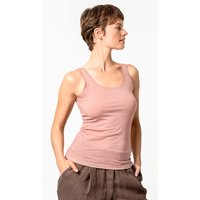 Living Crafts Bio-Damen-Tanktop "APINI" mit Rundhalsausschnitt, dried rose, Gr. L
