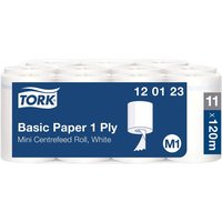 Tork Standard-Papierwischtücher mit Innenabrollung M1, 11 x 120 m, weiß