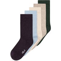 MELA Bio-Socken 'Basic' 5 Paar, mix winter woods, Gr. 39/42