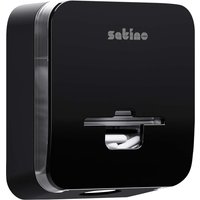 Satino Damenhygiene-Spender "HYGINITY" schwarz, 3-in-1 für Menstruationspr. u. Hygbeutel,