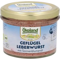 Ökoland Bio-Geflügel-Leberwurst, 160 g