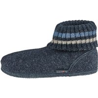 Haflinger Hüttenschuhe 'Paul' graphit, Gr. 44