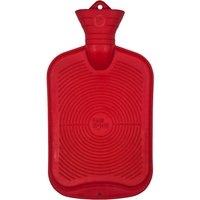 Fair Zone Wärmflasche aus Naturkautschuk, 2 l, rot – Ansicht 1