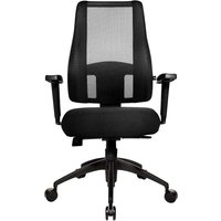 Topstar Bürodrehstuhl 'Lady Sitness Deluxe' mit Armlehnen und Kunststofffußkreuz schwarz – Ansicht 1