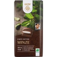 GEPA Bio-Zartbitter-Schokolade "Minze", 100 g