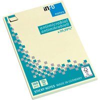 Info Haftnotizen 100 Blatt, 100 x 150 mm, gelb – Ansicht 1