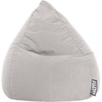 Sitzsack "easy L", 70 x 90 cm, grau – Ansicht 1
