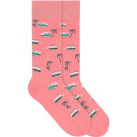 VON JUNGFELD Bio-Socken 'Van Life', coral pink, Gr. 39/42 – Ansicht 1