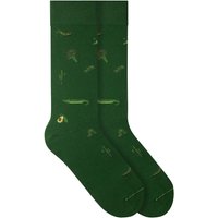 VON JUNGFELD Bio-Socken 'Avocado', dunkelgrün, Gr. 39/42 – Ansicht 1