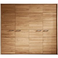 Kleiderschrank "Bolle" 4-türig, Wildeiche