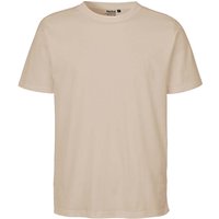 Neutral Bio-Unisex-T-Shirt mit Rundhalsausschnitt, sand, Gr. S – Ansicht 1