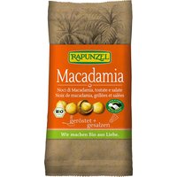 RAPUNZEL Bio-Macadamia-Nusskerne, geröstet und gesalzen, 50 g