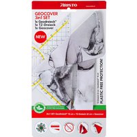 ARISTO 3er Set Geocover white&grey, Geodreieck® 16 cm und TZ-Dreieck 22,5 cm
