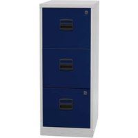 Bisley Home Container 3 HR Schübe grau/blau – Ansicht 1