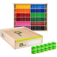 JOLLY Buntstifte "X-BIG" Holzbox mit Grundfarben, 180 Stk.