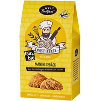 WeltPartner Bio-Mandelgebäck "Knast-Kekse" mit sizilianischen Zitronen, glutenfrei, 140 g