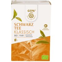 GEPA Schwarzer Bio-Tee Klassisch, 20 x 2 g