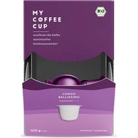 MY COFFEE CUP Bio-Kaffeekapseln "Lungo Bellissimo" 100 Stk.