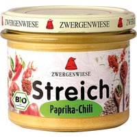Zwergenwiese Bio-Brotaufstrich 'Paprika und Chilli', vegan, 180 g