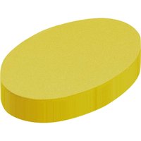 250 Blatt Moderationspapier Ovale 11x19cm gelb