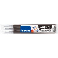 3 Pilot Ersatzminen für Tintenroller "Frixion Point BL-FRP5" schwarz – Ansicht 1