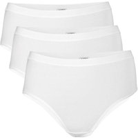 Living Crafts Bio-Damen-Slips "POLLY" mit elastischem Bund, 3 Stk., white, Gr. XL – Ansicht 1