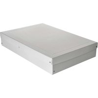 5 Falken Aufbewahrungsboxen "PureBox", 1200 g/m², DIN A2, 10 cm Höhe, weiß