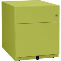 BISLEY Rollcontainer "Note" 1 Schublade, 1 HR T 56,5 cm grün