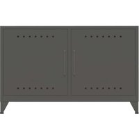 BISLEY Sideboard "Fern" 1 Fachboden, B114xT40xH72,5cm, anthrazitgrau – Ansicht 1