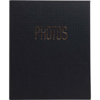 Exacompta Fotoalbum "Office By Me" mit Ringmechanik, 32x26x4 cm, schwarz