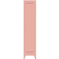 BISLEY Spind "Fern Locker" Hutboden und Kleiderstange, B38xT51xH180cm, pastellpink – Ansicht 1