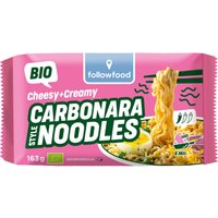 followfood Bio-Instant-Gericht Carbonara Style Nudeln "Cheesy + Creamy", 163 g