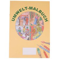 Malbuch "Umweltschutz im Alltag", Format A4, 12 Seiten