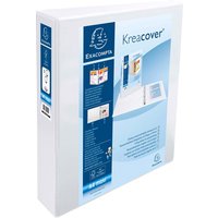 Exacompta Präsentationsringbuch mit 2 Ringen, Ring-Ø 40 mm, weiß