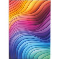 Notizbuch "Colour Waves" DIN A5 liniert, 72 Blatt
