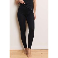 tranquillo Bio-Damen-Leggings 'Ninii' mit 50 % Woll-Anteil, black, Gr. L – Ansicht 1