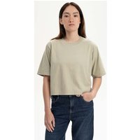 MELA Bio-Damen-T-Shirt "DESNA" mit Rundhalsausschnitt, dusty green, Gr. M
