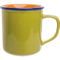 tranquillo Tasse "COLOURI" aus Steinzeug, 370 ml, grün – Ansicht 1