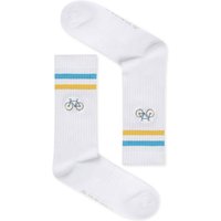 GREENBOMB Bio-Tennissocken "Bike Loop", white, Gr. 41/46 – Ansicht 1