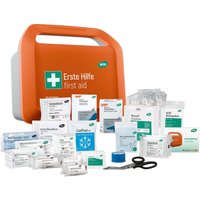 WERO Erste-Hilfe-Koffer "Smart Case" DIN 13157, klein, detektierbar, inkl. Wandhalterung – Ansicht 1