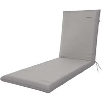 Auflage "NATURE" für Rollliegen, aus 100% R-PET, 195 x 60 x 6 cm, grau – Ansicht 1