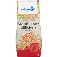 Spielberger Mühle Bio-Braunhirsebällchen, ungesüßt, 150 g