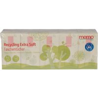 memo 15x10 Taschentücher Recycling extra soft, 4-lagig