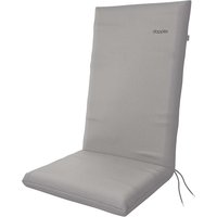 Auflage "NATURE" hoch, aus 100% R-PET, 119 x 48 x 6 cm, grau – Ansicht 1