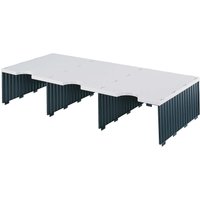 styrodoc Aufbau Jumbo 3er sw. 3 Fächer – Ansicht 1
