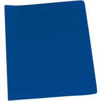 100 Sichthüllen PP DIN A4 genarbt blau, 120 µ – Ansicht 1