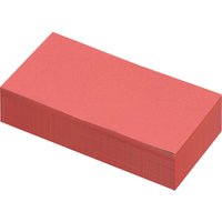 250 Blatt Moderationspapier Rechteck 10x20 rot