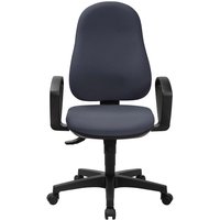 Topstar Bürodrehstuhl "Support SY ECO" mit Armlehnen, dunkelgrau – Ansicht 1