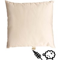 mudis Kopfkissen 40 x 40 cm Hirseschalen/Schafschurwolle